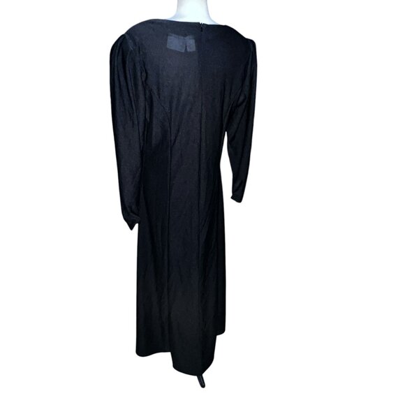 Southeastern Womens Black Long Sleeve Square Neck Dress Size 18 WomensMade In US - Picture 12 of 16